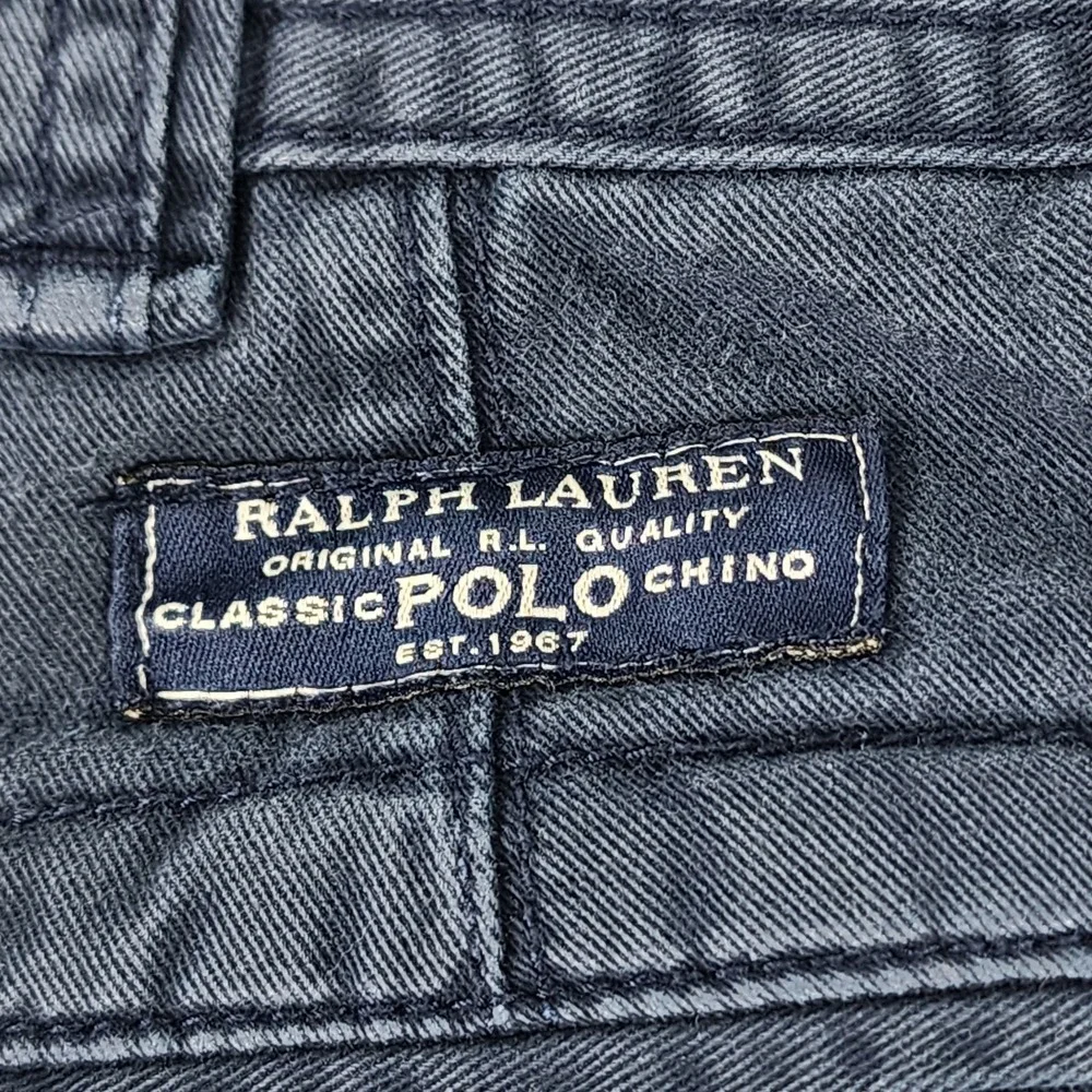 Polo Ralph Lauren Cargo Shorts Mens 42 Blue Skate Thick Cotton Grunge Y2K Tag 36